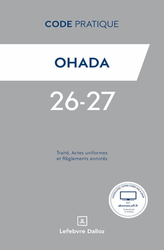 Code pratique OHADA 2026-2027