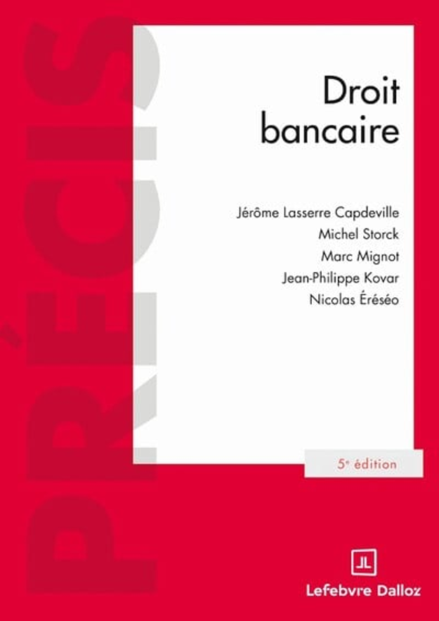 Couverture de Droit bancaire